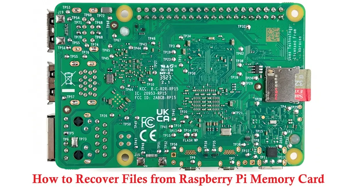 How to Recover Files from Raspberry Pi Memory Card